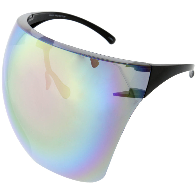 zeroUV Protective Face Shield Full Cover Visor Glasses/Sunglasses (Anti-Fog) D188 Sunglasses