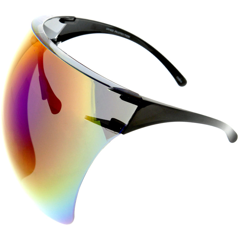 zeroUV Protective Face Shield Full Cover Visor Glasses/Sunglasses (Anti-Fog) D188 Sunglasses