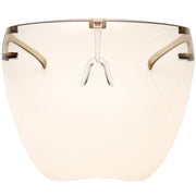 zeroUV Protective Face Shield Full Cover Visor Glasses/Sunglasses (Anti-Fog) D188 Sunglasses