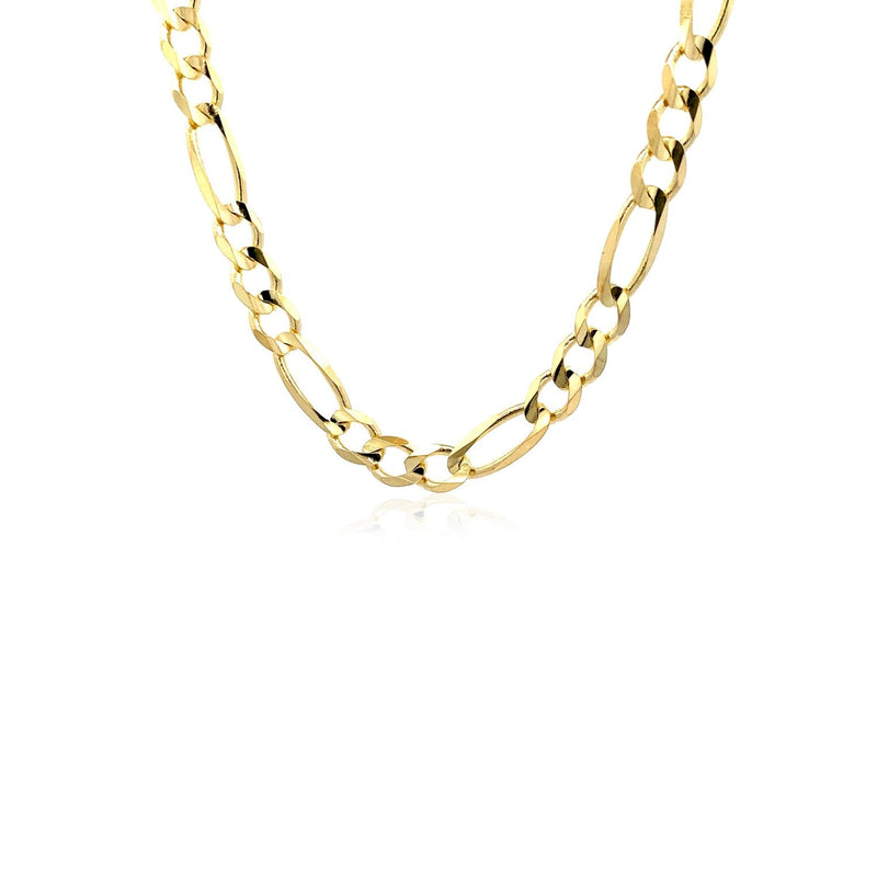 Bids.com 6.0mm 14k Yellow Gold Solid Figaro Chain Necklaces