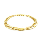 Bids.com 8.2mm 14k Yellow Gold Solid Curb Bracelet Bracelets
