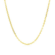 Bids.com 14k Yellow Gold Diamond Cut Cable Link Chain (1.50 mm) Necklaces