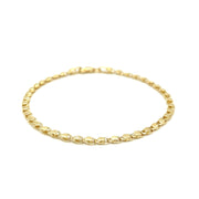 Bids.com 2.9mm 14k Yellow Gold Heart Bracelet Bracelets