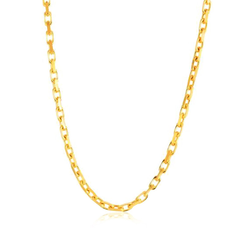 Bids.com 14k Yellow Gold French Cable Link Chain (2.50 mm) Necklaces