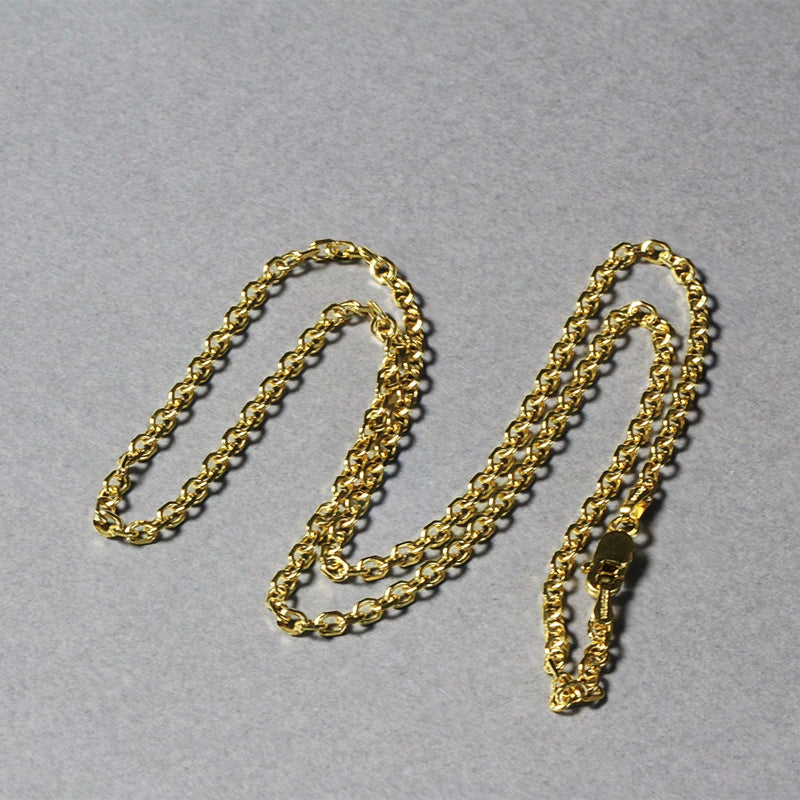 Bids.com 2.3mm 14k Yellow Gold Diamond Cut Cable Link Chain Necklaces