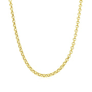 Bids.com 2.3mm 10k Yellow Gold Rolo Chain Necklaces