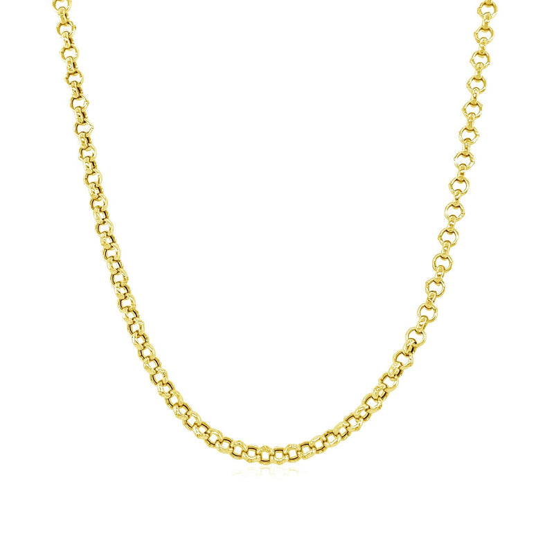 Bids.com 2.3mm 10k Yellow Gold Rolo Chain Necklaces