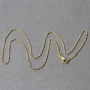 Bids.com 10k Yellow Gold Diamond Cut Cable Link Chain (1.10 mm) Necklaces