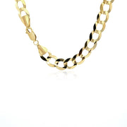 Bids.com 8.2mm 14k Yellow Gold Solid Curb Chain Necklaces