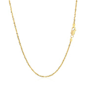 Bids.com 14k Yellow Gold Sparkle Chain 1.1mm Necklaces
