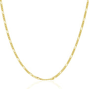 Bids.com 14k Yellow Gold Solid Figaro Chain 1.9mm Necklaces