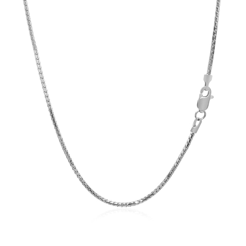 Bids.com 14k White Gold Ice Chain 1.3mm Necklaces