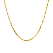 Bids.com 14k Yellow Gold Classic Box Chain 1.4mm Necklaces