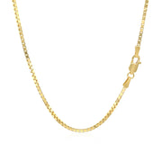 Bids.com 14k Yellow Gold Classic Box Chain 1.4mm Necklaces