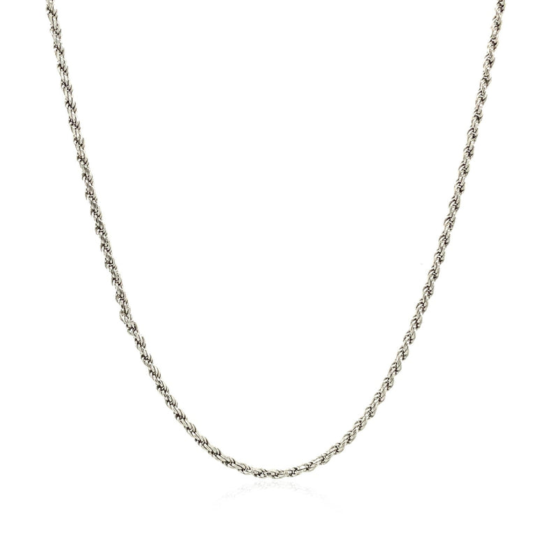 Bids.com Sterling Silver 1.4mm Diamond Cut Rope Style Chain Necklaces