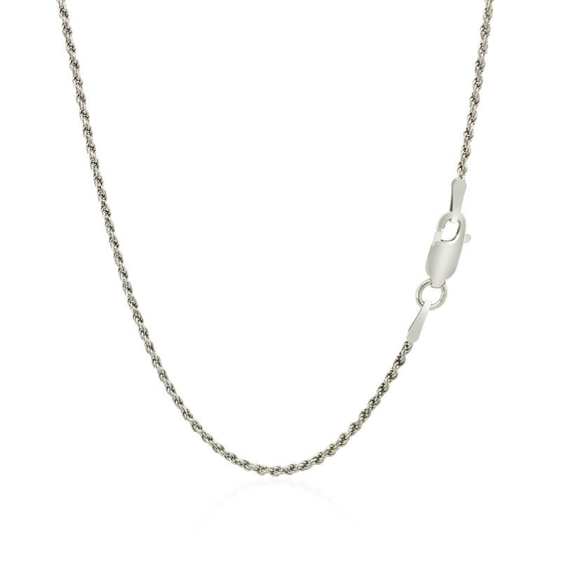Bids.com Sterling Silver 1.4mm Diamond Cut Rope Style Chain Necklaces