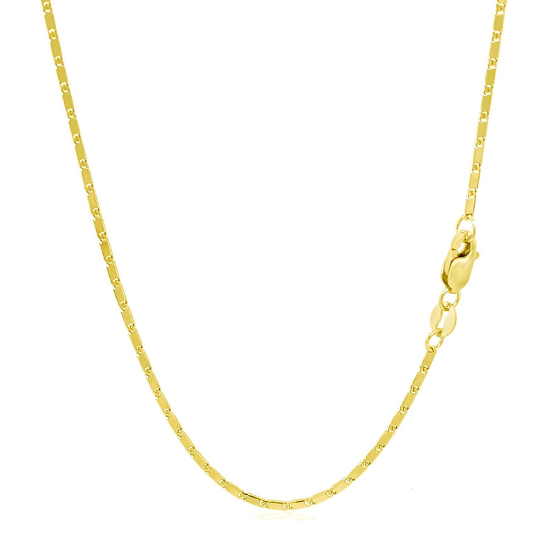 Bids.com 14k Yellow Gold Lumina Pendant Chain 1.0mm Necklaces