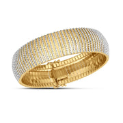 Bids.com 14k Yellow Gold Bold Diamante Flex Bracelet (17.10 mm) Bracelets