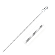 Bids.com 14k White Gold Franco Chain 0.9mm Necklaces
