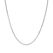 Bids.com 14k White Gold Franco Chain 0.9mm Necklaces