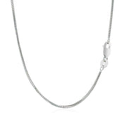 Bids.com 14k White Gold Franco Chain 0.9mm Necklaces