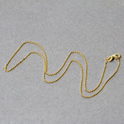 Bids.com 14k Yellow Gold Round Cable Link Chain 1.2mm Necklaces