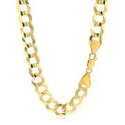 Bids.com 14k Yellow Gold Solid Curb Chain 10.0mm Necklaces