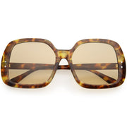 zeroUV Glam Retro Fabulous Fashion Oversized Square Sunglasses D205 Sunglasses