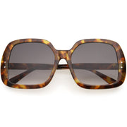zeroUV Glam Retro Fabulous Fashion Oversized Square Sunglasses D205 Sunglasses
