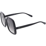 zeroUV Glam Retro Fabulous Fashion Oversized Square Sunglasses D205 Sunglasses