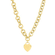 Bids.com 14k Yellow Gold Rolo Link Necklace (11.40 mm) Necklaces