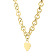 Bids.com 14k Yellow Gold Rolo Link Necklace (11.40 mm) Necklaces