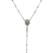 Bids.com Fine Rosary Chain and Bead Necklace in Sterling Silver Necklaces