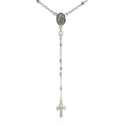 Bids.com Fine Rosary Chain and Bead Necklace in Sterling Silver Necklaces