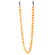 zeroUV Color Pop 30" Translucent Plastic Face Mask and Glasses Chain Sunglasses