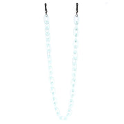 zeroUV Color Pop 30" Translucent Plastic Face Mask and Glasses Chain Sunglasses