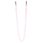 zeroUV Color Pop 30" Translucent Plastic Face Mask and Glasses Chain Sunglasses