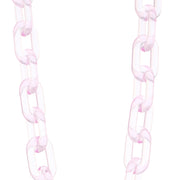 zeroUV Color Pop 30" Translucent Plastic Face Mask and Glasses Chain Sunglasses