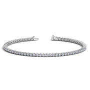 Bids.com Lab Grown Round Diamond Tennis Bracelet in 14k White Gold (2 cctw F/G  VS2/SI1) Bracelets