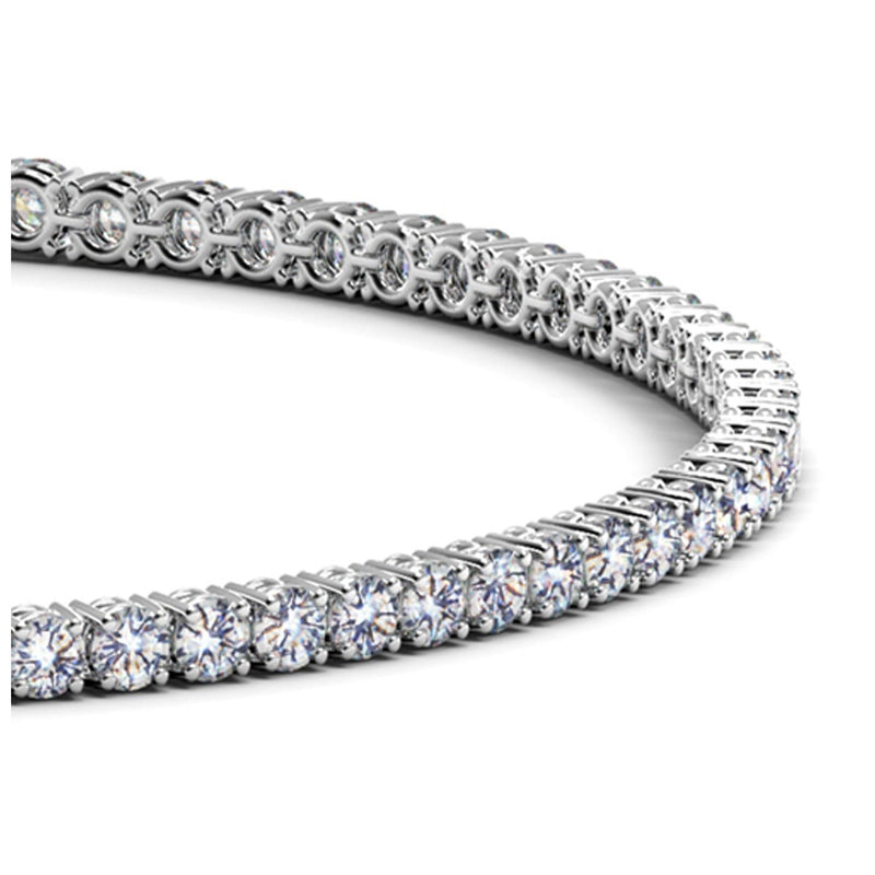 Bids.com Lab Grown Round Diamond Tennis Bracelet in 14k White Gold (2 cctw F/G  VS2/SI1) Bracelets