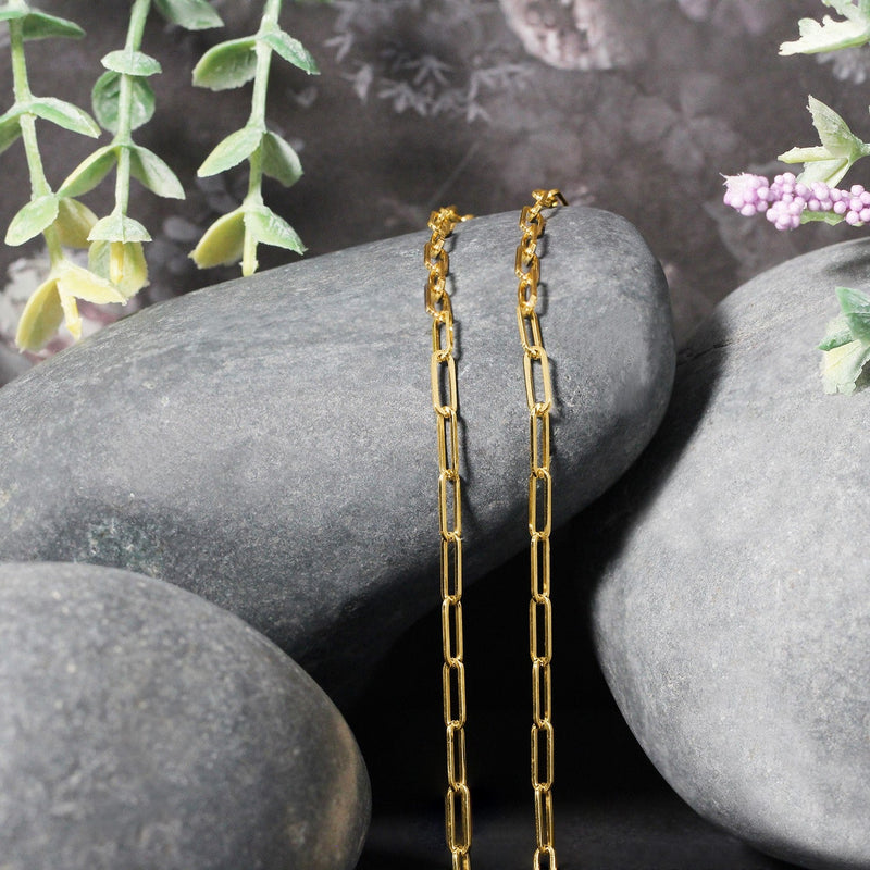 Bids.com 18K Yellow Gold Paperclip Chain (2.50 mm) Necklaces