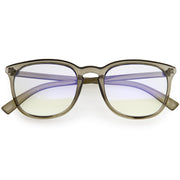 zeroUV Anti Blue Light Blocking Horn Rimmed Computer Glasses D233 Glasses / Sunglasses