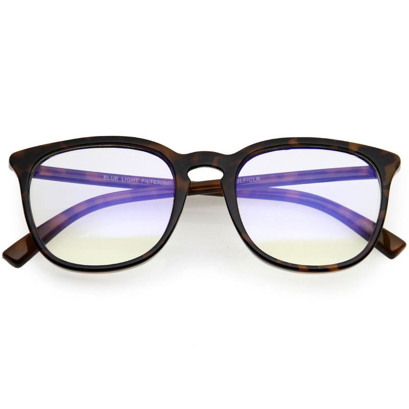 zeroUV Anti Blue Light Blocking Horn Rimmed Computer Glasses D233 Glasses / Sunglasses