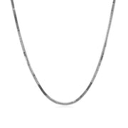 Bids.com 14k White Gold Milano Chain 1.1mm Necklaces