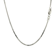 Bids.com 14k White Gold Milano Chain 1.1mm Necklaces