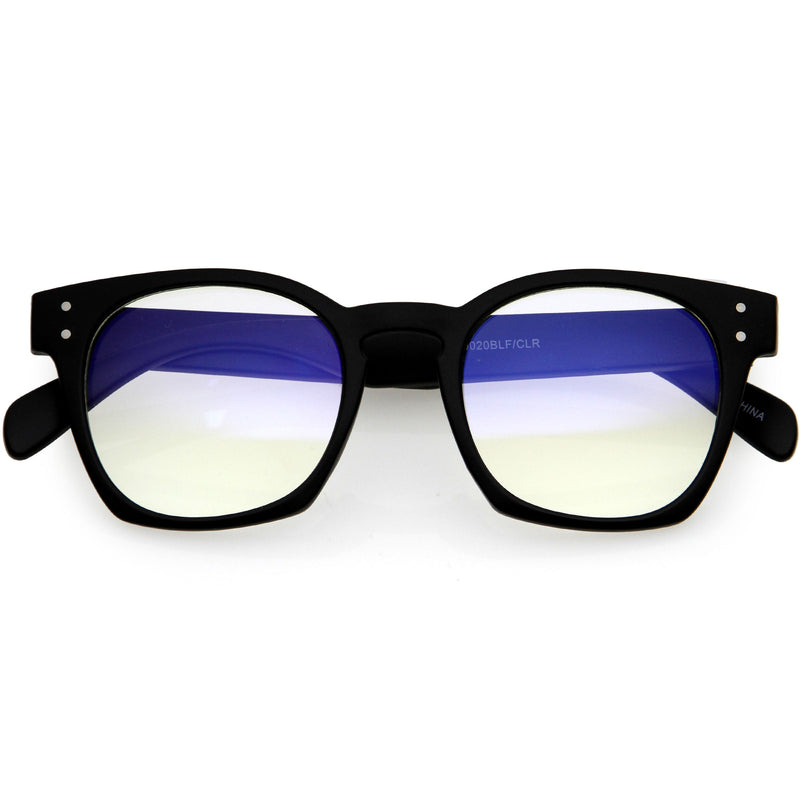 zeroUV Blue Light Filtering Horn Rimmed Square Computer Glasses D234 Glasses / Sunglasses