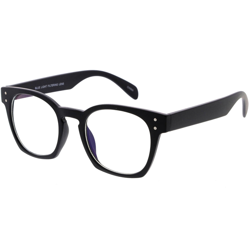 zeroUV Blue Light Filtering Horn Rimmed Square Computer Glasses D234 Glasses / Sunglasses