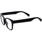 zeroUV Blue Light Filtering Horn Rimmed Square Computer Glasses D234 Glasses / Sunglasses