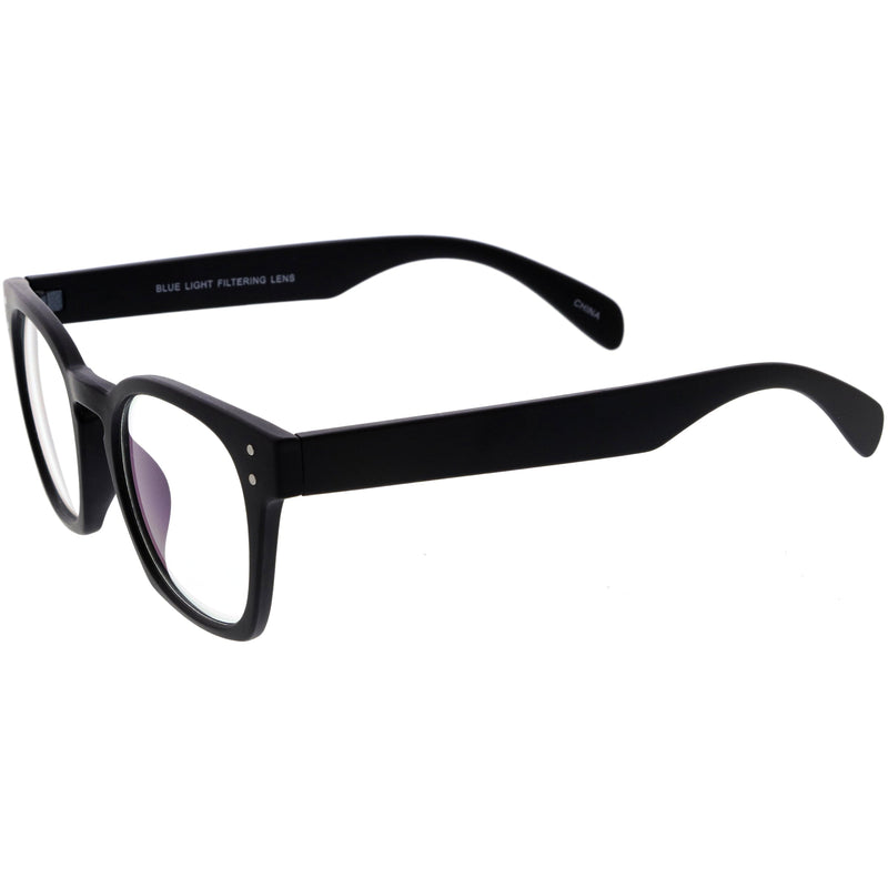 zeroUV Blue Light Filtering Horn Rimmed Square Computer Glasses D234 Glasses / Sunglasses