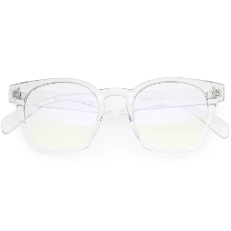 zeroUV Blue Light Filtering Horn Rimmed Square Computer Glasses D234 Glasses / Sunglasses